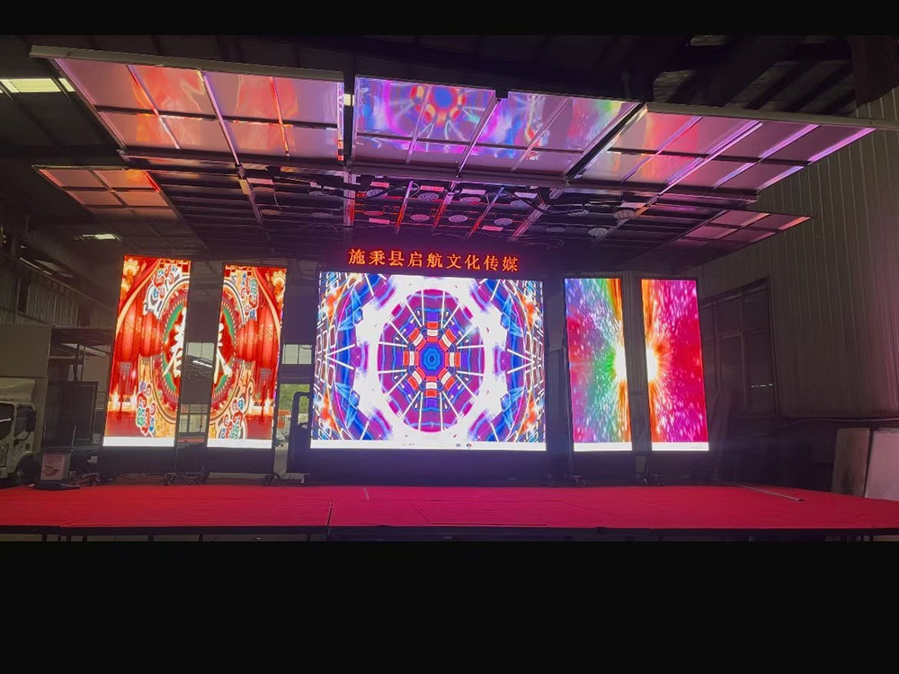 4米2三面展开舞台车