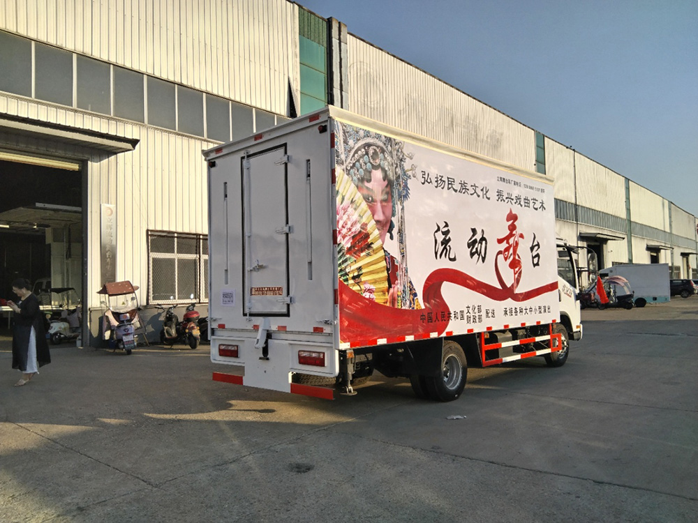 5米2双面展开舞台车