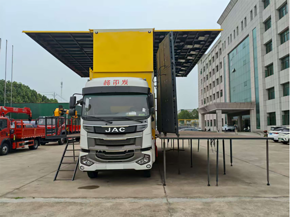 7米8双面展开舞台车