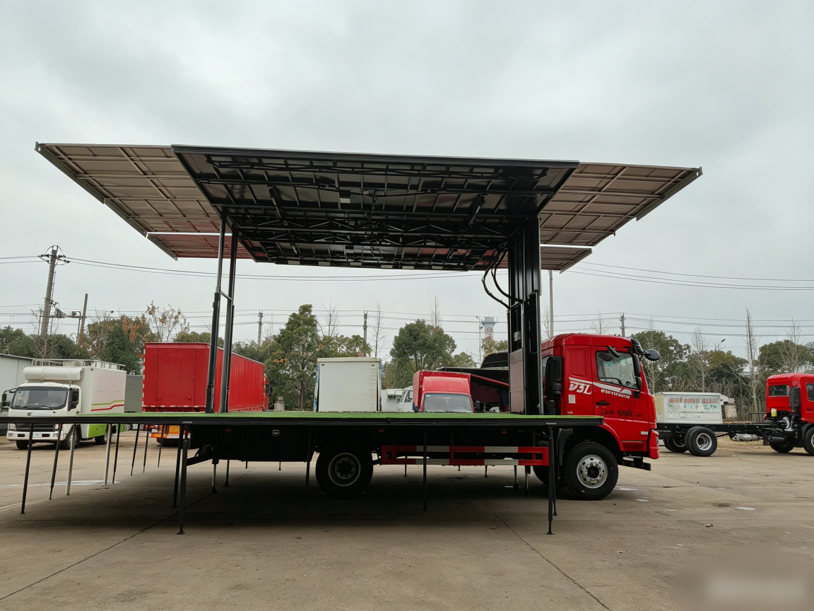 黄牌车6米5双面展开