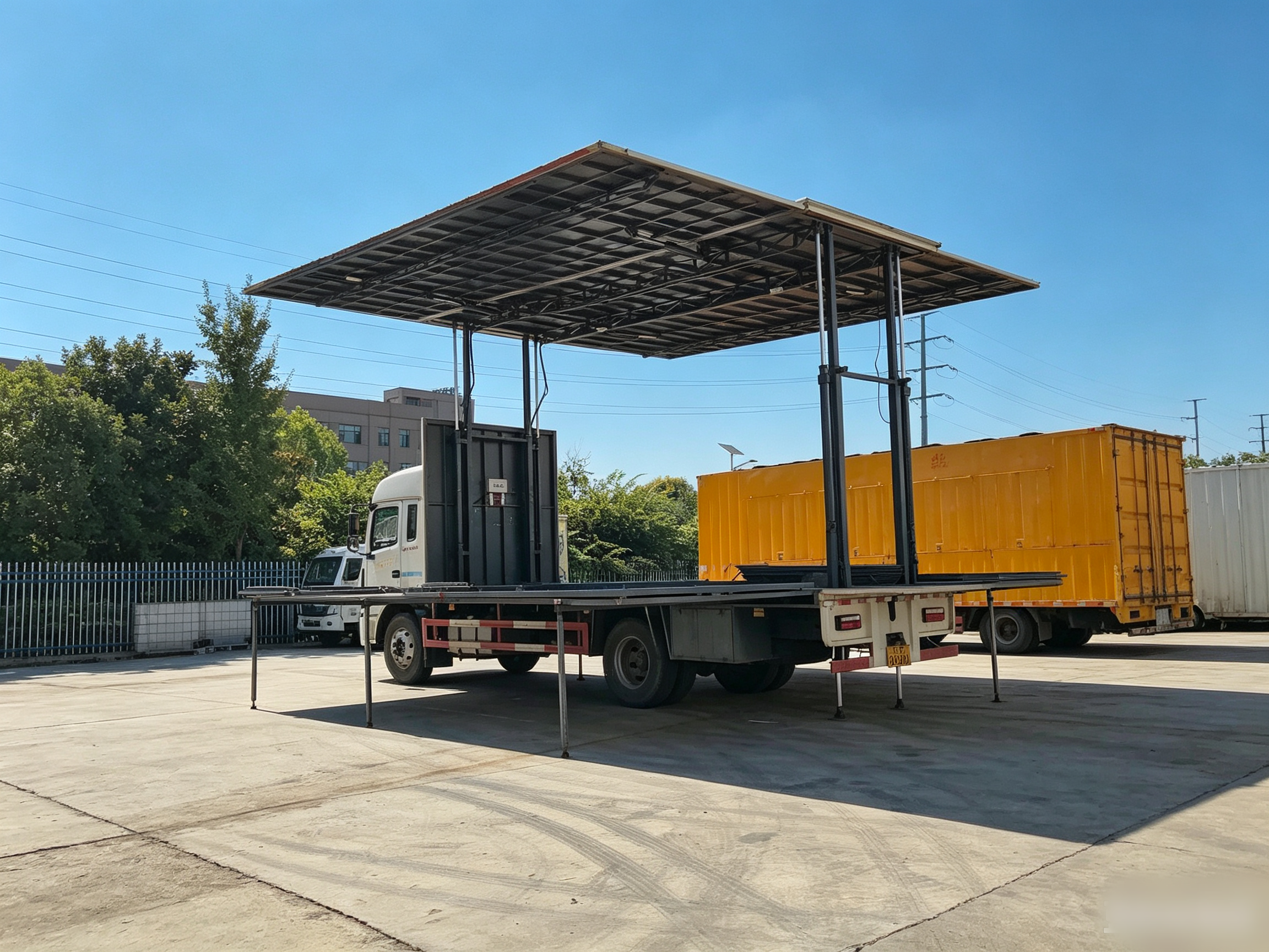 6米8双面展开舞台车